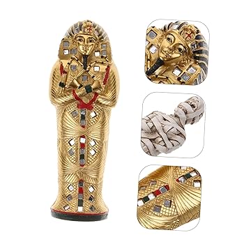 エジプト棺桶♡オブジェ  2体セット Amazon.com: Pacific Gifts 古埃及神器收藏國王TUT 石棺棺棺材附